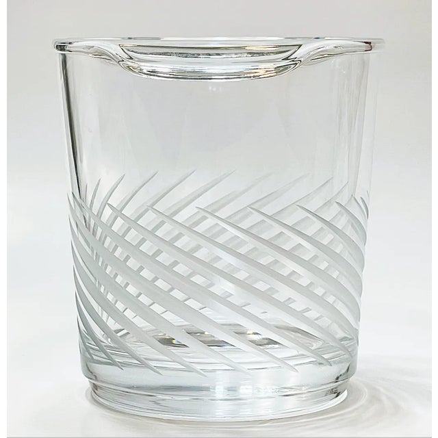 2000 - 2009 Contemporary Cut Crystal Ice Bucket or Champagne Holder For Sale - Image 5 of 18