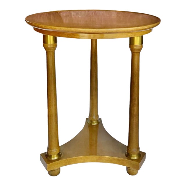 Late 20th Century Biedermeier Style Fruitwood Occasional Table For Sale