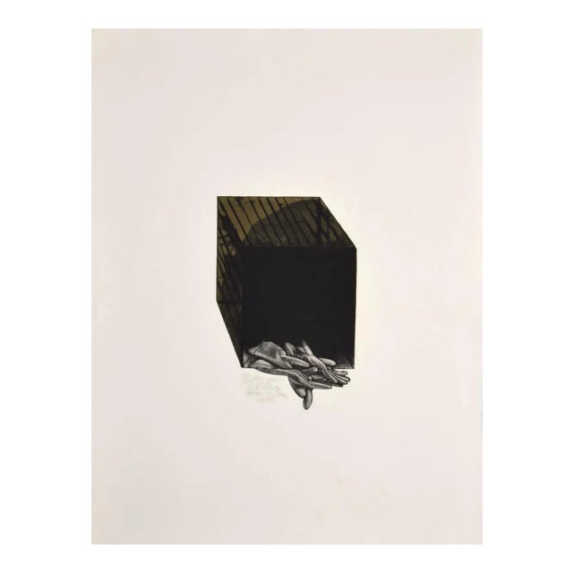 Unknown, Glove, 1972, Etching on Cardboard For Sale