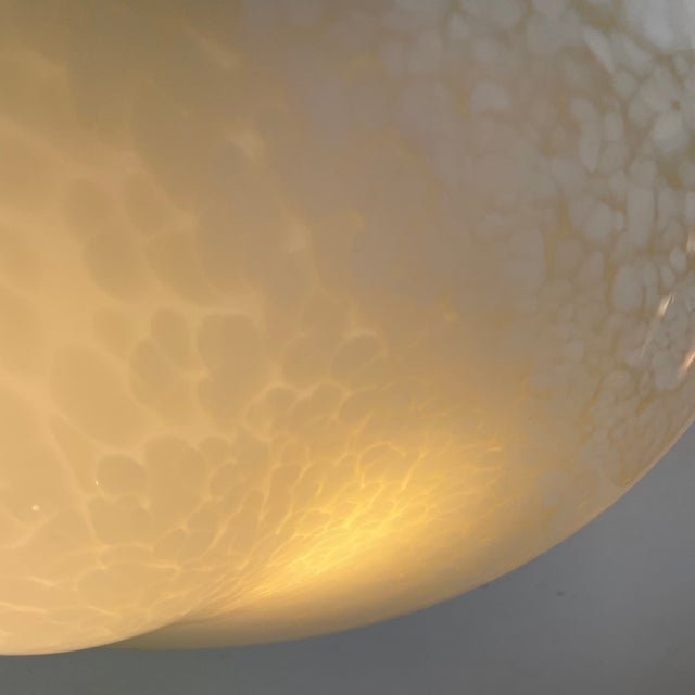 Metal Maculato Murano Glass Ceiling Lamp, Italy, 1980s For Sale - Image 7 of 18