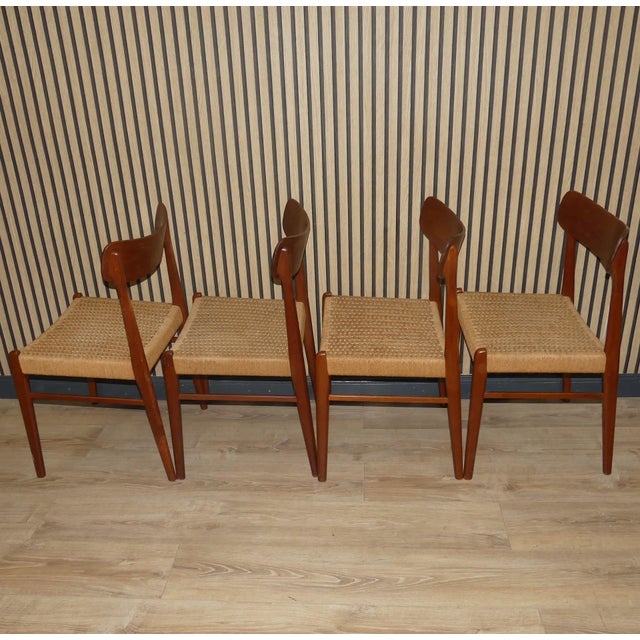 Teak Chairs from Glyngøre Stolefabrik, 1960s, Set of 4 For Sale - Image 4 of 14