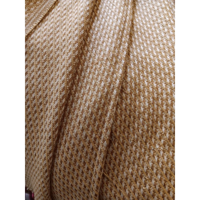 Gold Imported Soft Boucle Chanel Style Fabric- 45" X54"y For Sale - Image 9 of 9