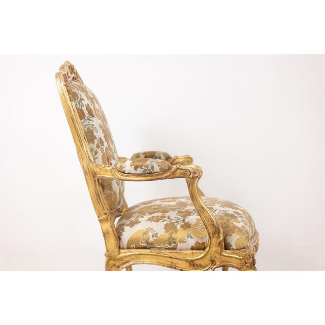 Louis XV Style Armchair with Queen-Style Backrest, 20th Century For Sale - Image 12 of 14