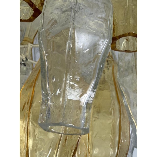 Murano Glass Poliedri Chandelier in the style of Carlo Scarpa for Venini, 1960s For Sale - Image 6 of 14