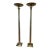 Art Deco Rembrandt 71" Tall Brass Toirchierre Floor Lamp Pair. Fabricated in 1987 - a Pair For Sale
