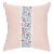 Schumacher Ashoka 18" Pillow in Rose Quartz For Sale