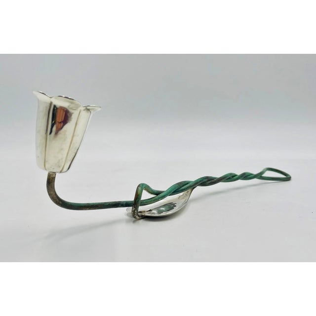 1980s 1980s Emilia Castillo Taxco Sterling Silver Candle Snuffer, Hand-Signed & Hallmarked For Sale - Image 5 of 18