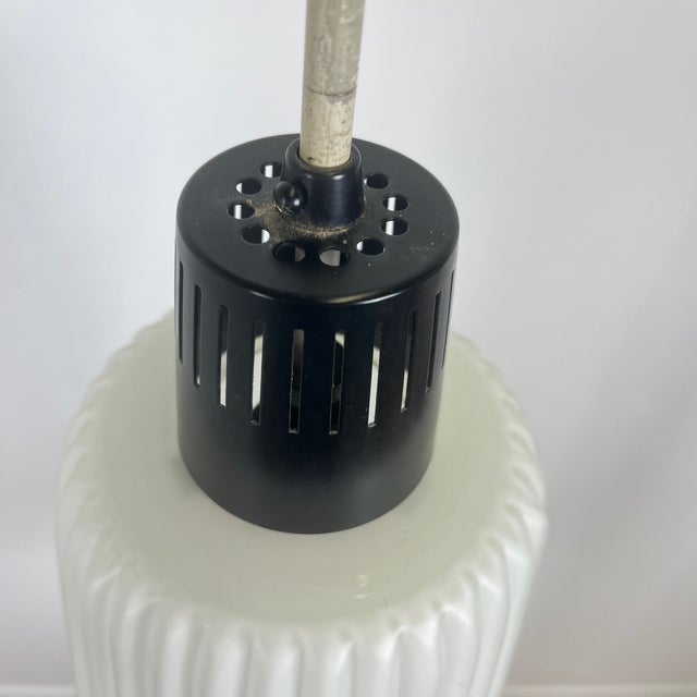 Mid-Century Modern Pendant Light in Glass and Metal Rod, 1970s For Sale - Image 14 of 16