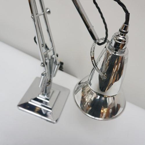 Silver 3-Step Anglepoise Desk Lamp by George Carwardine, 1930s For Sale - Image 8 of 9