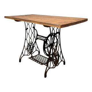 Vintage English Cast Iron Table, 1900s For Sale