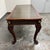 Chippendale Revival Leather Top Writing Desk, Vintage For Sale - Image 9 of 12