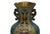 Metal Vintage Cloisonné Vase Dragon Handles and Chinese Floral Motifs For Sale - Image 7 of 13