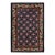 Antique Chinese Rug in Blue With Floral Medallions, From Rug & Kilim For Sale