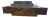 Made Goods Lesandro Coffee Table 40" X 60" Banana Bark With Gold Raffia Base For Sale