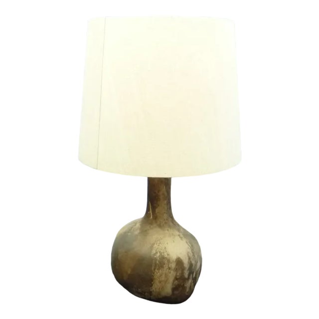 Danish Stoneware Floor or Table Lamp, 1960s For Sale
