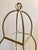 Vintage Gold Rope Étagère With 3 Glass Shelves For Sale - Image 4 of 5
