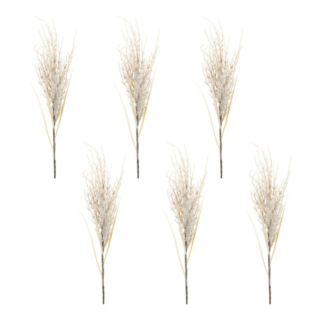 Rustic Flocked Twig Branch (Set of 6) For Sale - Image 3 of 3