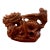 Vintage Mid-Century Chinese Hand-Carved Stone Dragon Seal Sculpture For Sale