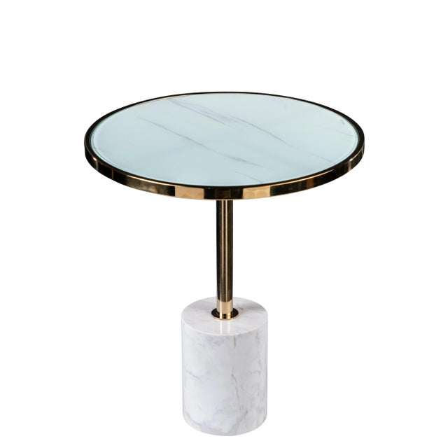 Kaia Marble Base Coffee Table Set, Set of 3 | Chairish
