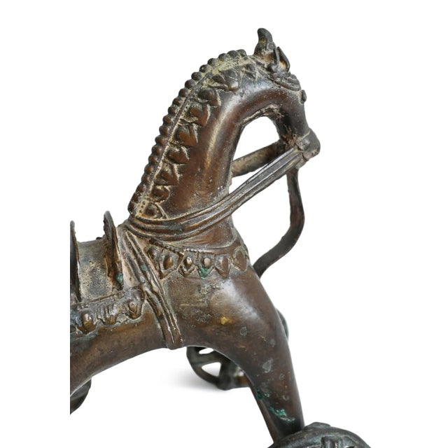 Antique Bronze India Toy Horse For Sale In Los Angeles - Image 6 of 7