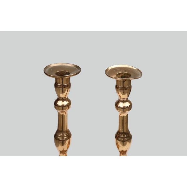 French Candlesticks in Bronze, 1890s, Set of 2 For Sale - Image 4 of 11
