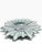 Mid 20th Century Vintage Turquoise Blue Art Glass Sunflower Bowl | Sculptural Floral Centerpiece For Sale - Image 5 of 5