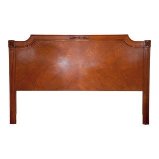 Vintage Traditional King Size Wood Headboard For Sale