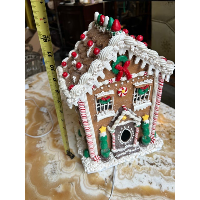 Vintage Light-Up Christmas House Decoration For Sale In Atlanta - Image 6 of 11