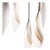 Ceramic 10-Piece Chandelier, White - Leaf by Oggetti For Sale