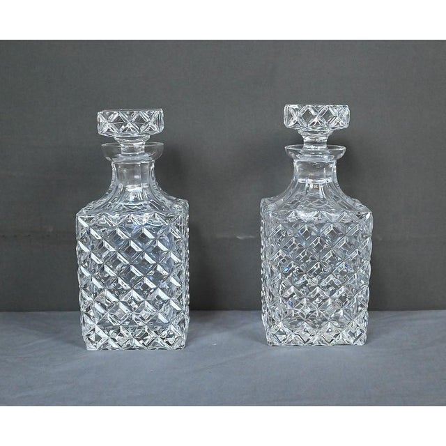 Bronze and Crystal Liquor Cabinet, Late 19th Century, Set of 3 For Sale - Image 13 of 18