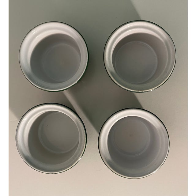 1990s Emile Henry Green Ramekins Set of 4 Chairish