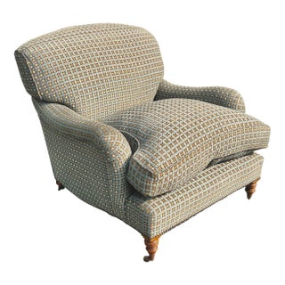 George Smith Style Standard Arm Chair For Sale