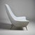 1950s 1950s Pair of Sculptural Italian Tall Back Lounge Chairs For Sale - Image 5 of 6