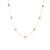 Metal 1ct Bezel-Set Certified Natural Diamond by-the-Yard Necklace in 14k Yellow Gold For Sale - Image 7 of 17