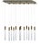 Collection Air Pendant Light in Metal by Jago For Sale