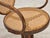 Wood Swivel Armchair in Bentwood and Furniture Mesh, 1950s For Sale - Image 7 of 18