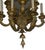 French Late 19th Century Pair of French Gilt Bronze Mirrored Wall Sconces Regency Style For Sale - Image 3 of 7