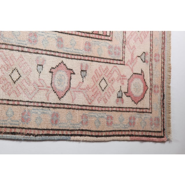 Textile 1980s Medallion Design Vintage Turkish Rug Carpet-10' 6'' X 7' 11'' For Sale - Image 7 of 12