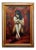 Henry Asencio -Dark Hair Woman Seated Nude-Painting on Canvas For Sale