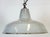 Industrial Grey Enamel Pendant Lamp from Thorlux, 1960s For Sale - Image 6 of 18