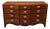 Vintage Heritage Henredon Serpentine Dresser With Inlaid Mahogany Drawers For Sale