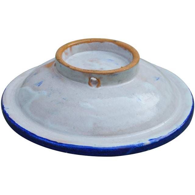Moorish Ceramic Plate W/ Motif For Sale - Image 9 of 10