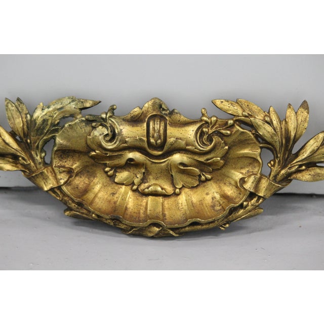 Gilt Bronze Furniture Pediments, 1890s, Set of 2 For Sale - Image 4 of 18
