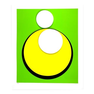 Geneviève Claisse, Green and Yellow Unit, 1935, Mixed Media, Paper For Sale