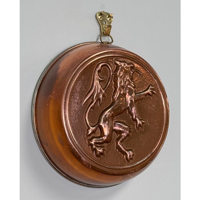 Vintage Lion Rampant of Scotland Copper Mold For Sale - Image 4 of 4