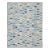 Swedish Geometric Rug by Celerie Kemble for Chairish in Sky, 12'x16' For Sale