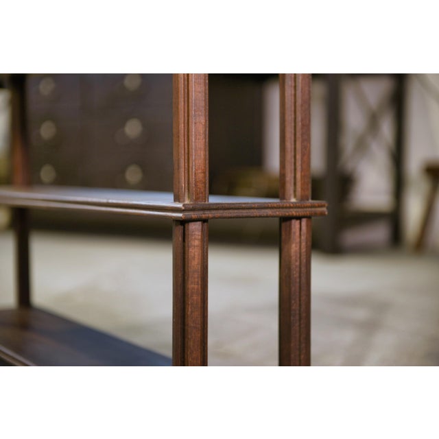 Beechwood Shelf with Ball Feet, 1960s For Sale - Image 12 of 14