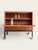 Mid-Century Modern Mid-Century Minimalistic Teak Fold-Out Serving Bar Cart with Modern Black HPL Surfaces and Square Steel Frame, Germany, 1960s For Sale - Image 3 of 13