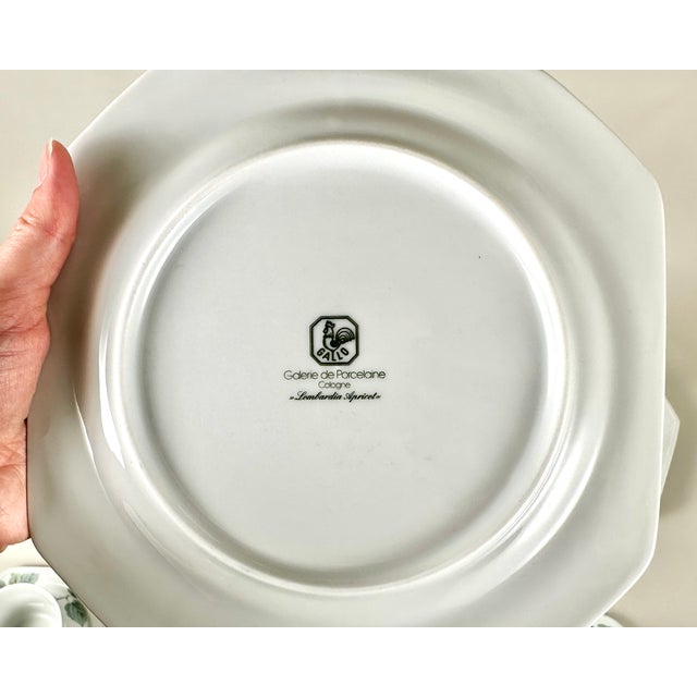 White Vintage Tea Set from Gallo, 1980s, Set of 23 For Sale - Image 8 of 9