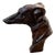 Cast Iron Bust of a Greyhound, 1920s-1940s For Sale
